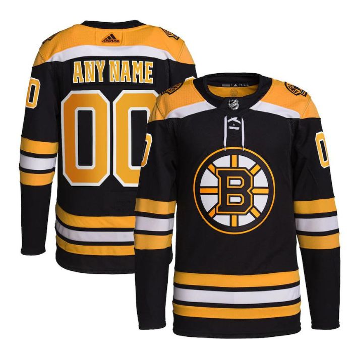 Boston Bruins Home 2023 Custom Jersey – Black