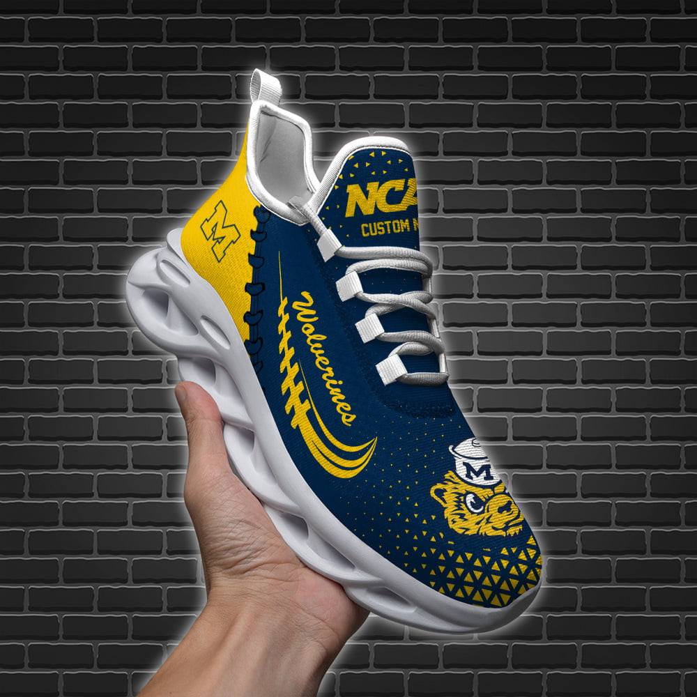 Michigan Wolverines Max Soul Shoes Sneakers For Men And Women 438