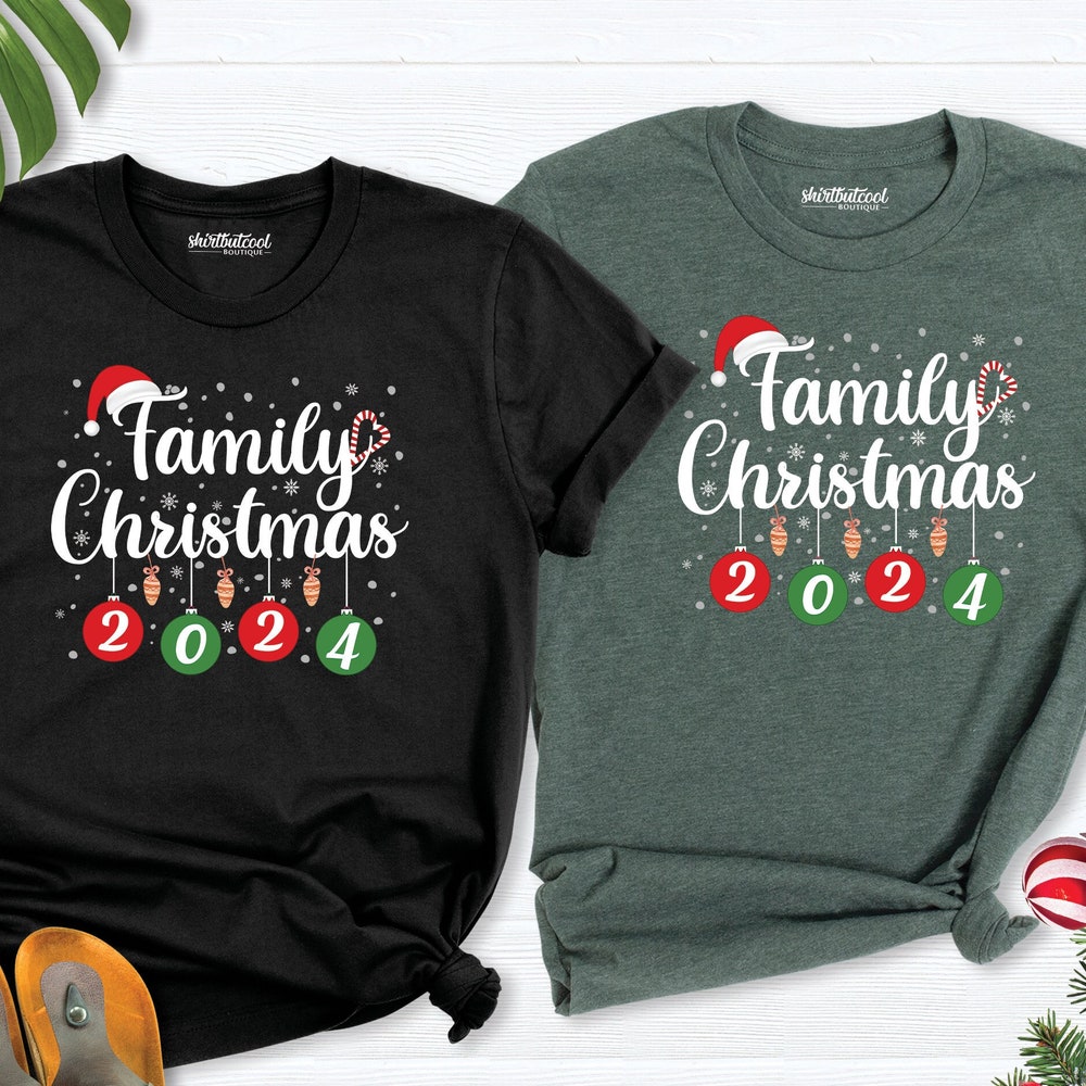 Family Christmas 2024 Shirt, Christmas Shirt, Matching Christmas Santa Shirts, Christmas gift, Christmas Party shirt, Christmas family shirt x New Arrival X Stylesynthesis