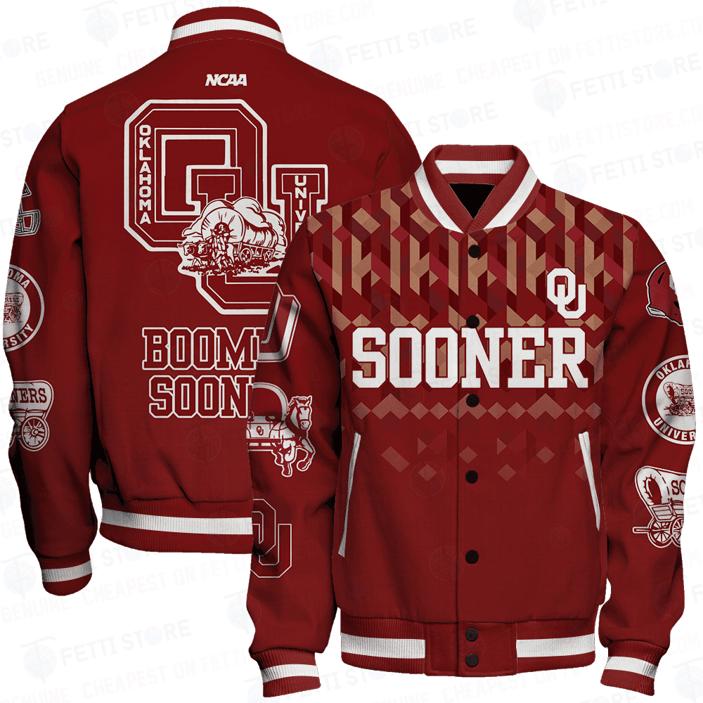 Oklahoma Sooners NCAA Division Football Varsity Jacket STM