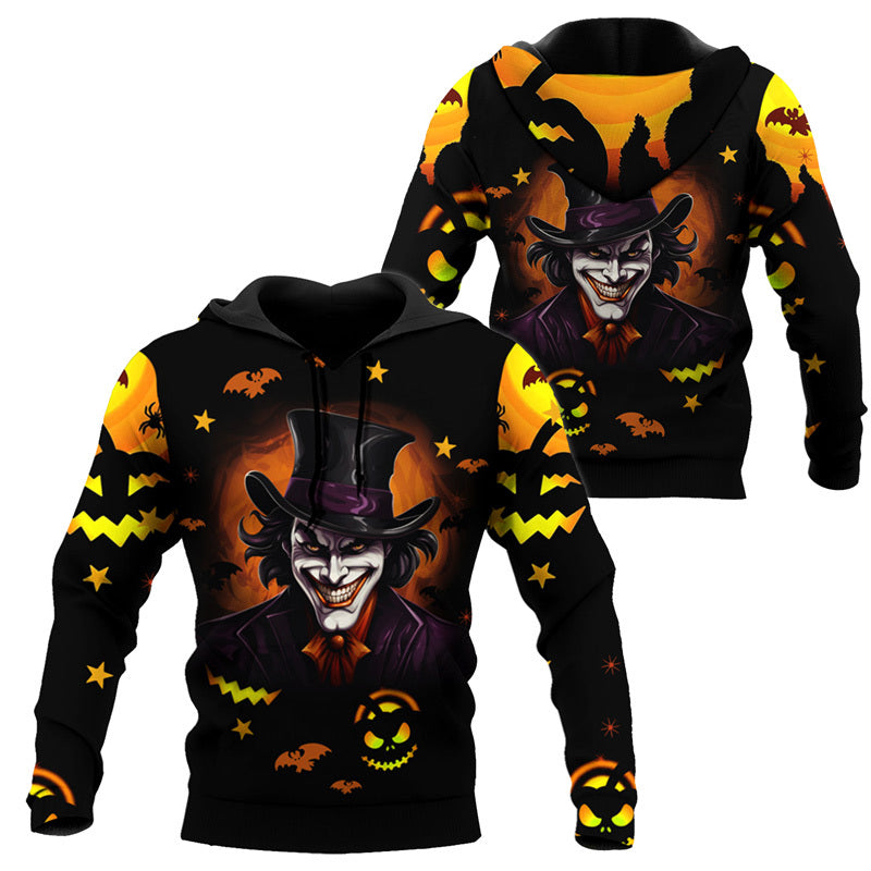 Joker Happy Halloween Pumpkin Hoodie & Zip Hoodie