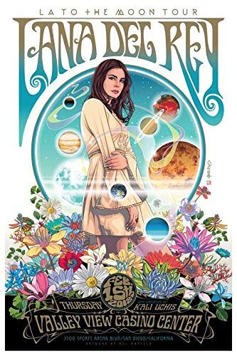 Divine Posters Lana Del Rey Musician Singer Songwriter 12 x 18 Inch Multicolour Famous Quoted Poster fashionstation 0608 2423