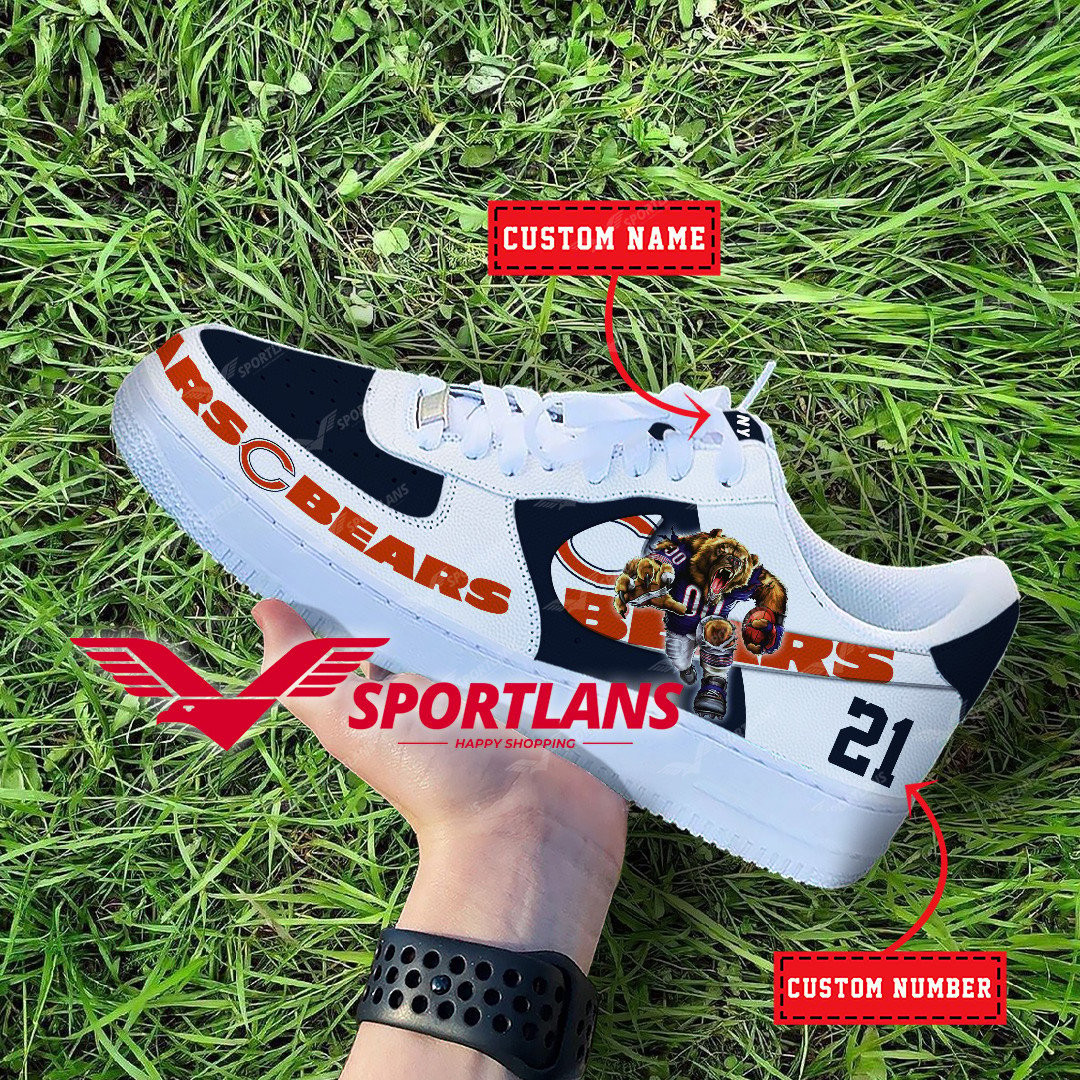 Chicago Bears NFL Personalized Air Force 1 Shoes TMAir Force 1