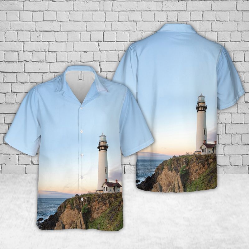 Pigeon Point Lighthouse, Pescadero, California Hawaiian Shirt