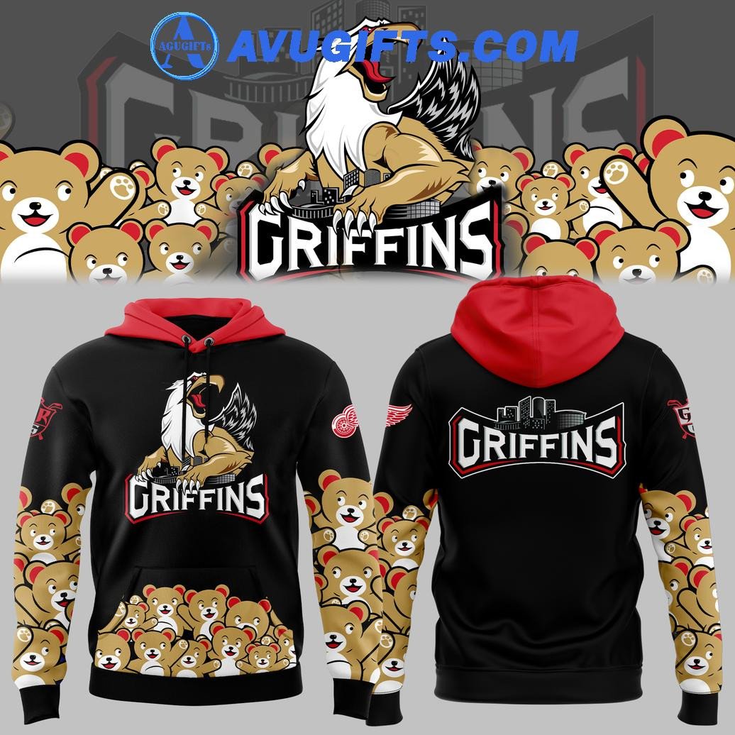 Grand Rapids Griffins X Teddy Bear Toss New Collection Limited Edition For Fan Hoodie – Zip Hoodie 3D Aop Shirt