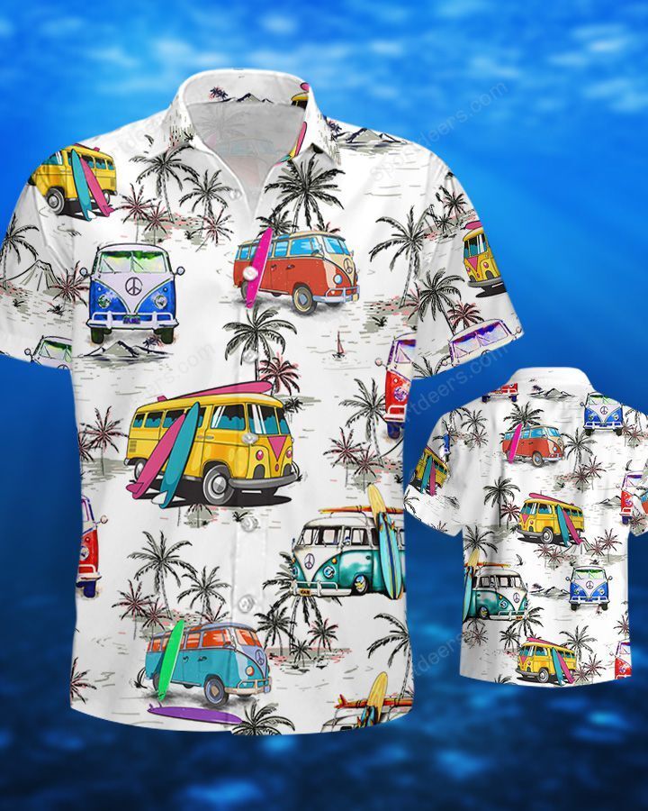 Camping – Surfing Ocean Hawaiian Shirt, Summer Gift, Hawaiian Shirts For Men, Aloha Beach Shirt