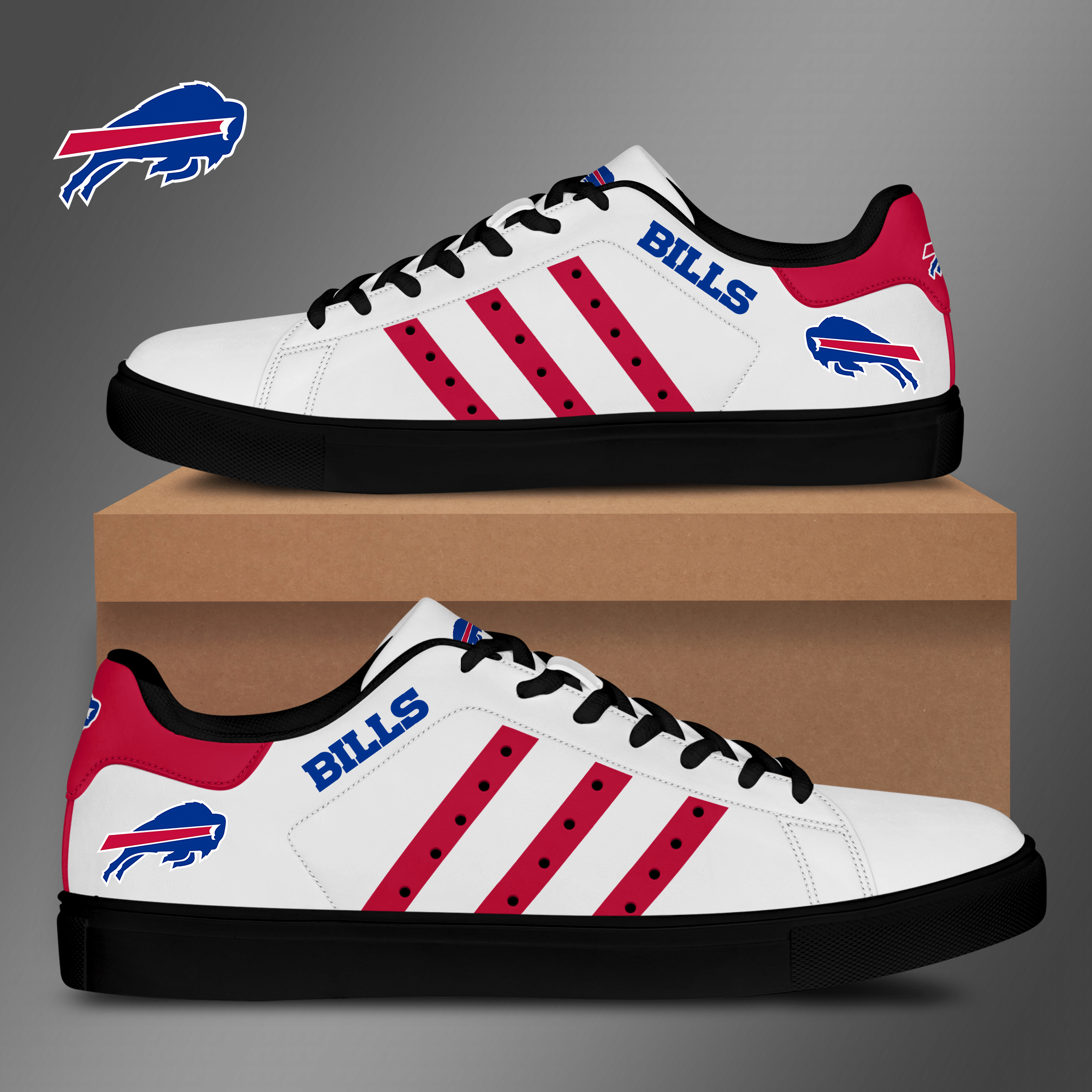 Buffalo Bills Low Top Shoes V2