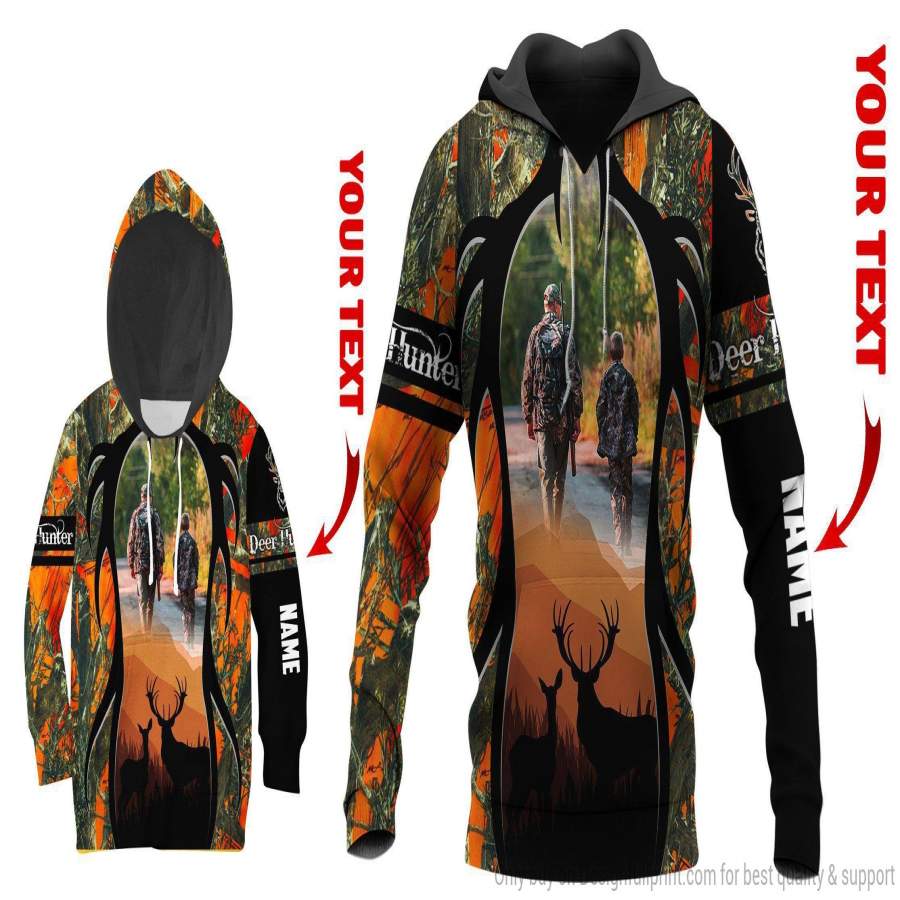 Orange Deer Hunting Dad And Son Adul &hellip;