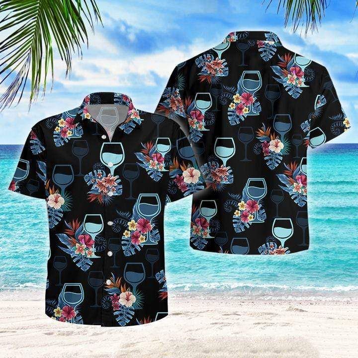 Wine Black Tropical Aloha Hawaiian S …