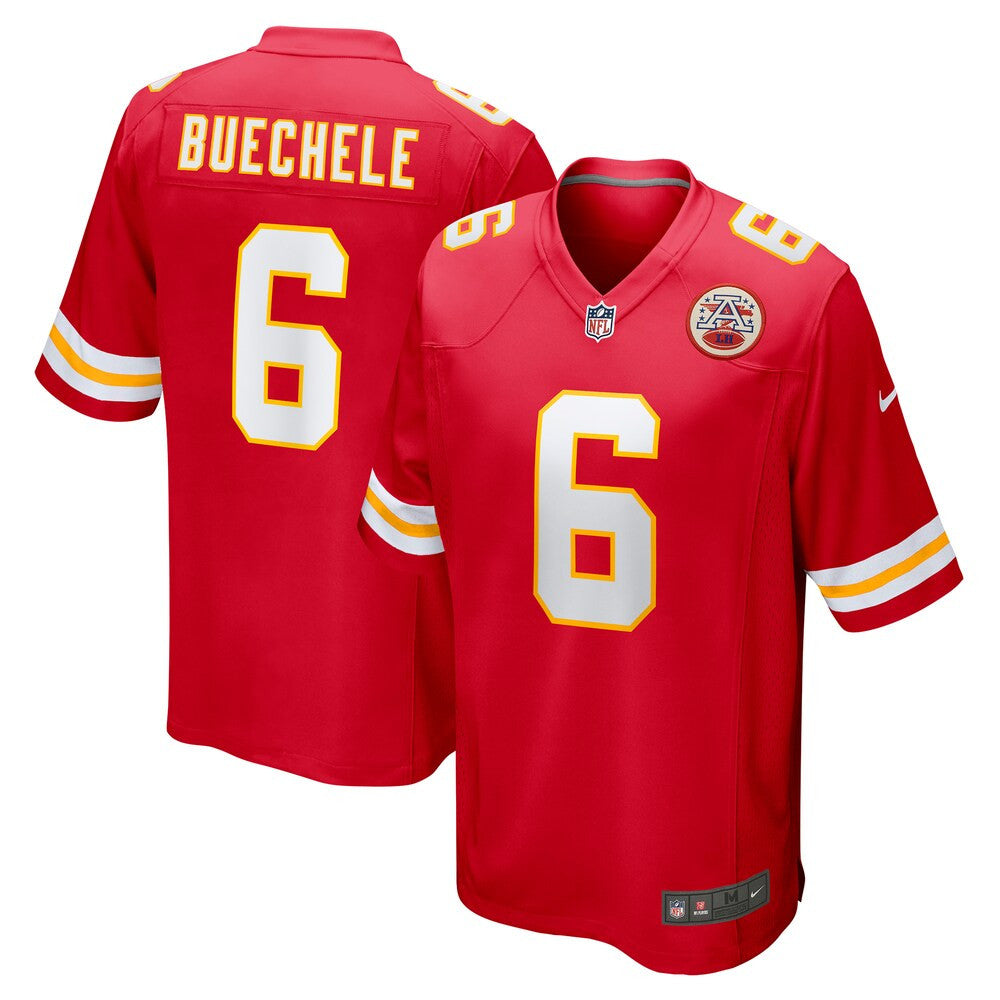 Men’S Kansas City Chiefs Shane Buechele Nike Red Game Jersey