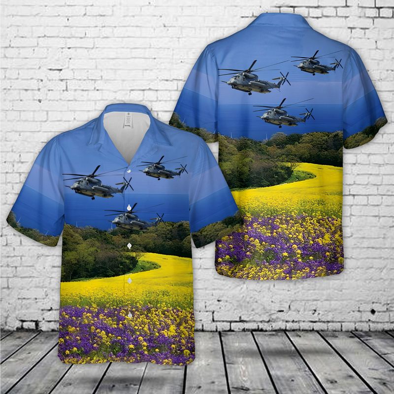 Us Air Force Sikorsky Mh-53J Pave Low Iii Hawaiian Shirt For Men