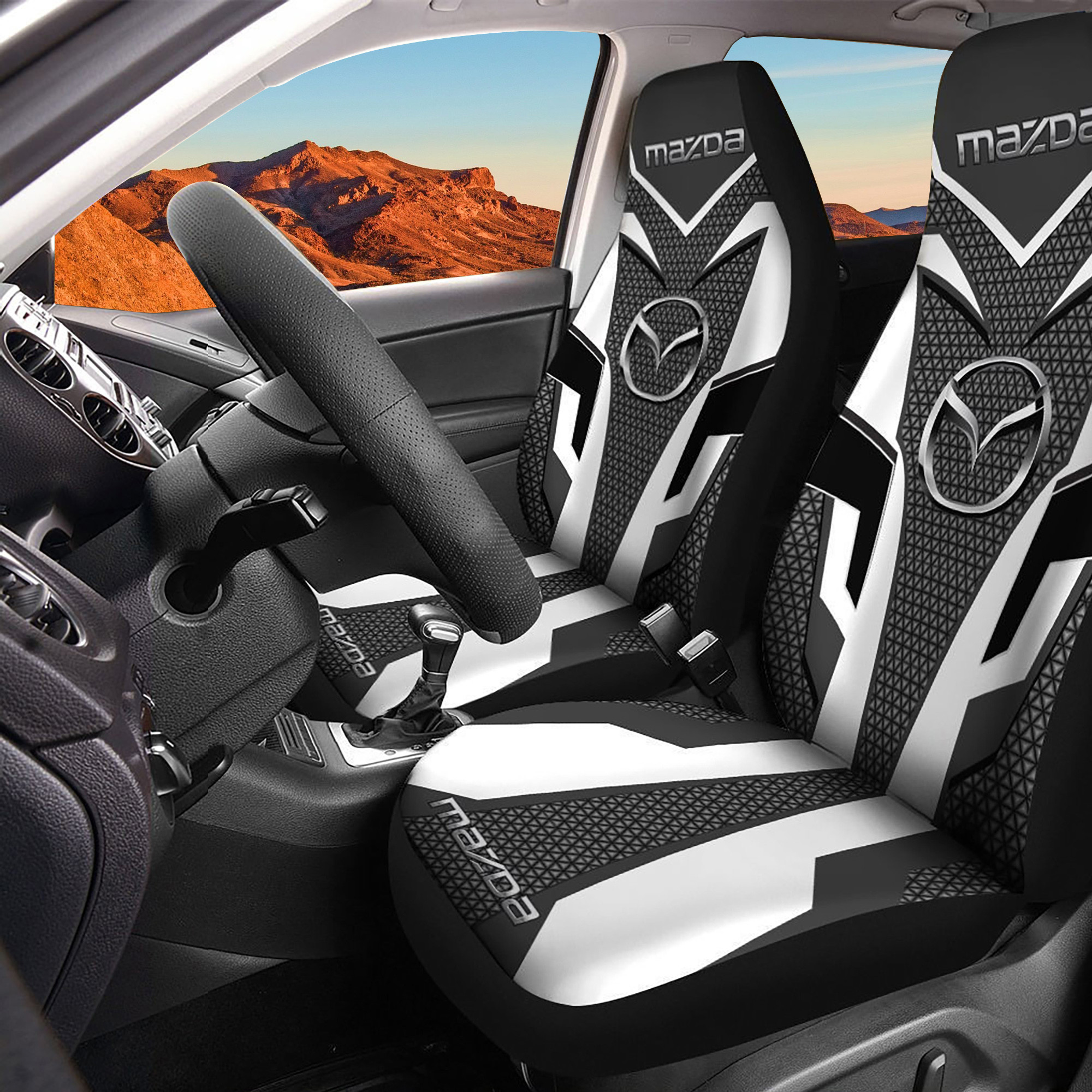 Mazda Logo Car Seat Cover Set CSC9143