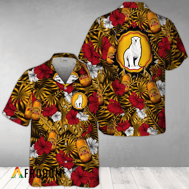Summer Aloha Floral Bundaberg Rum Hawaiian Shirt