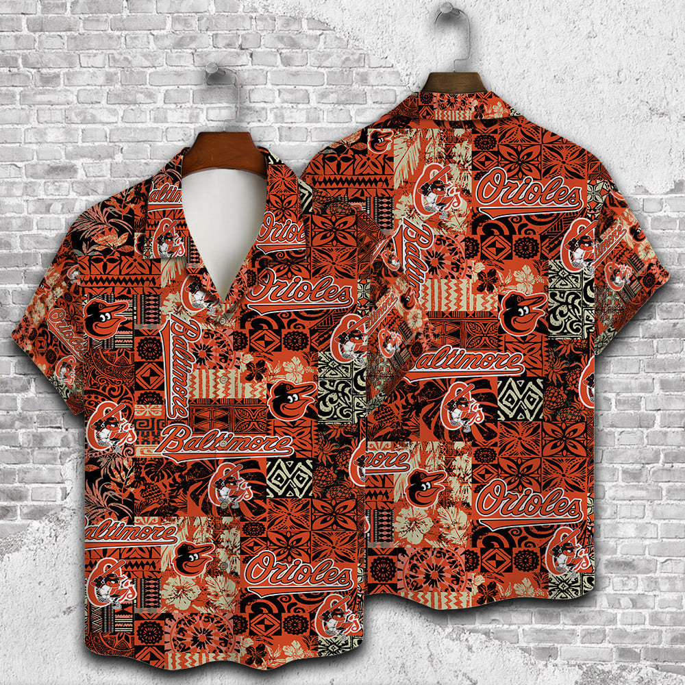 Baltimore Orioles League Baseball 3D Print Hawaiian Shirt Shml