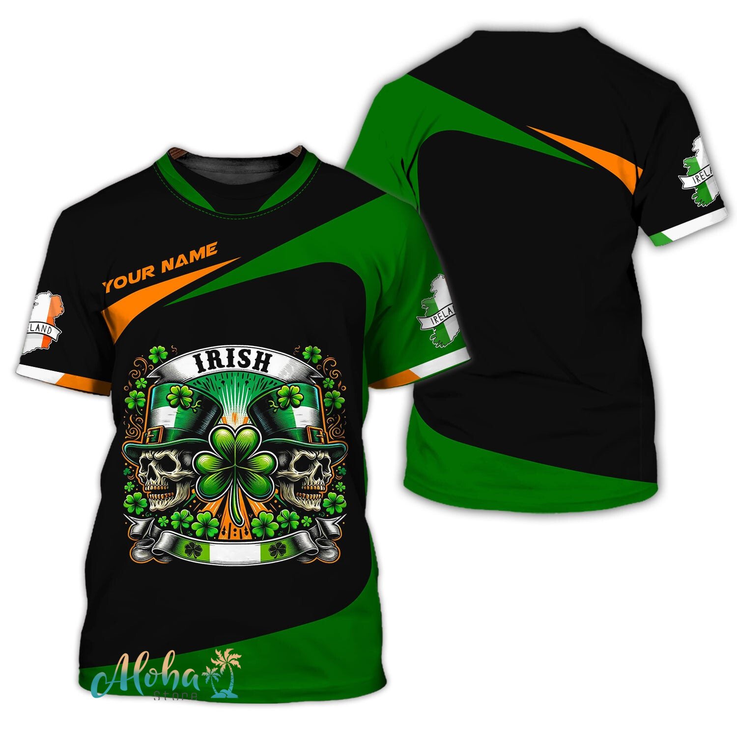 Personalized Ireland Pride Shirt – Celebrate Your Irish Heritage