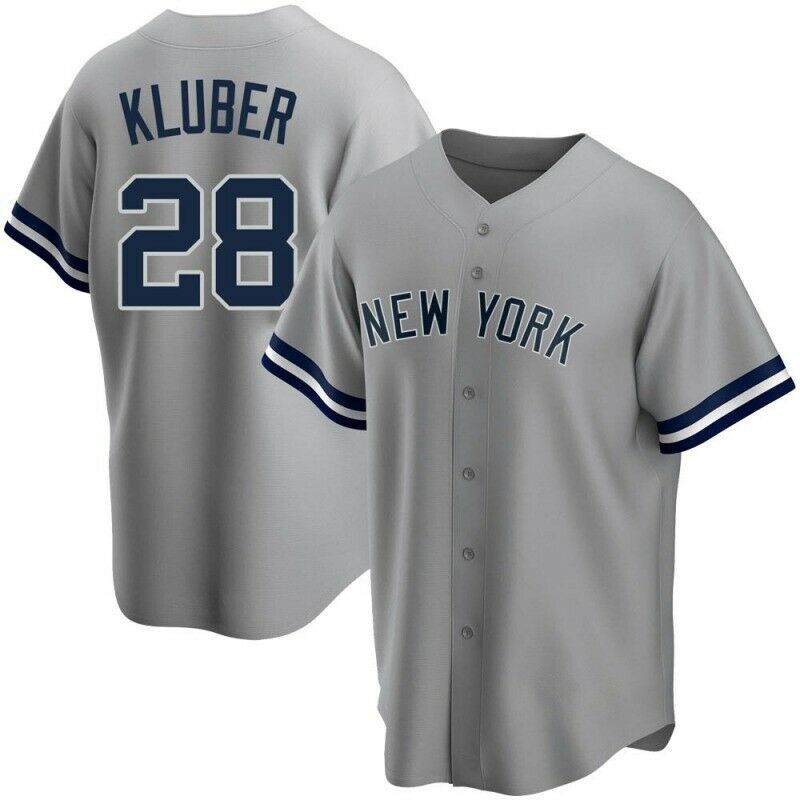 Corey Kluber 28 New York Yankees Gray Ver1 All Over Print Baseball Jersey For Fans