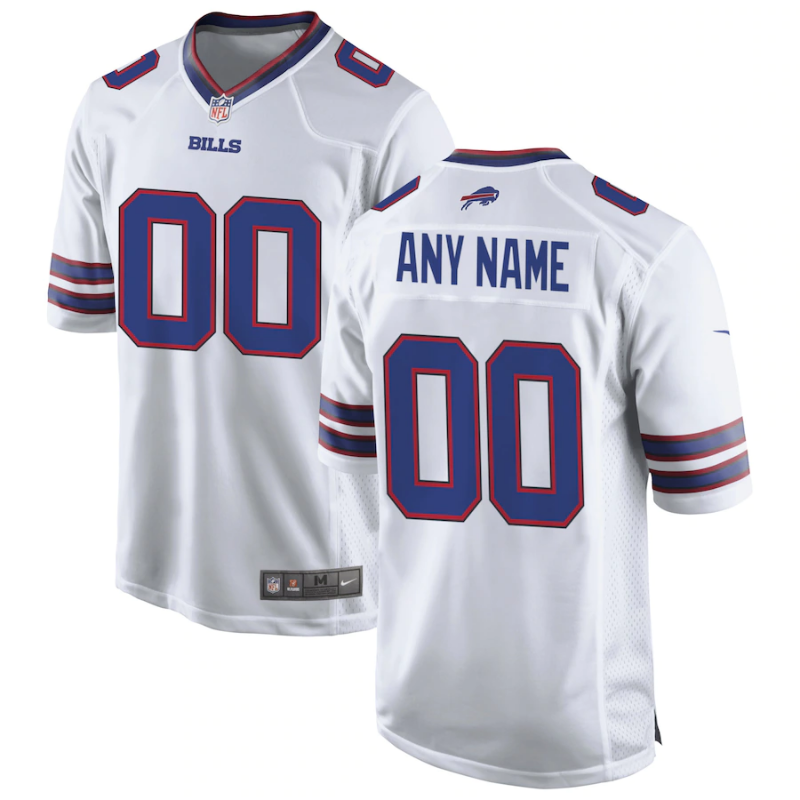 Buffalo Bills Team Custom Jersey 2023 Unisex Pro Official – White