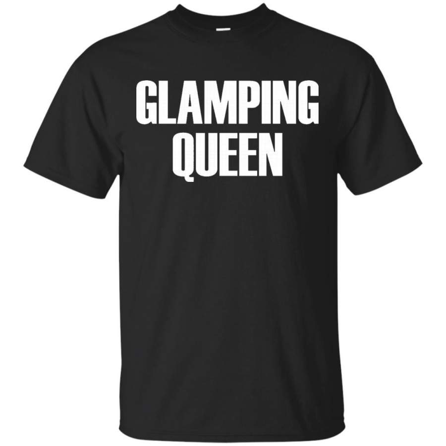 AGR Glamping Queen, Happy Camper Quote T-shirt
