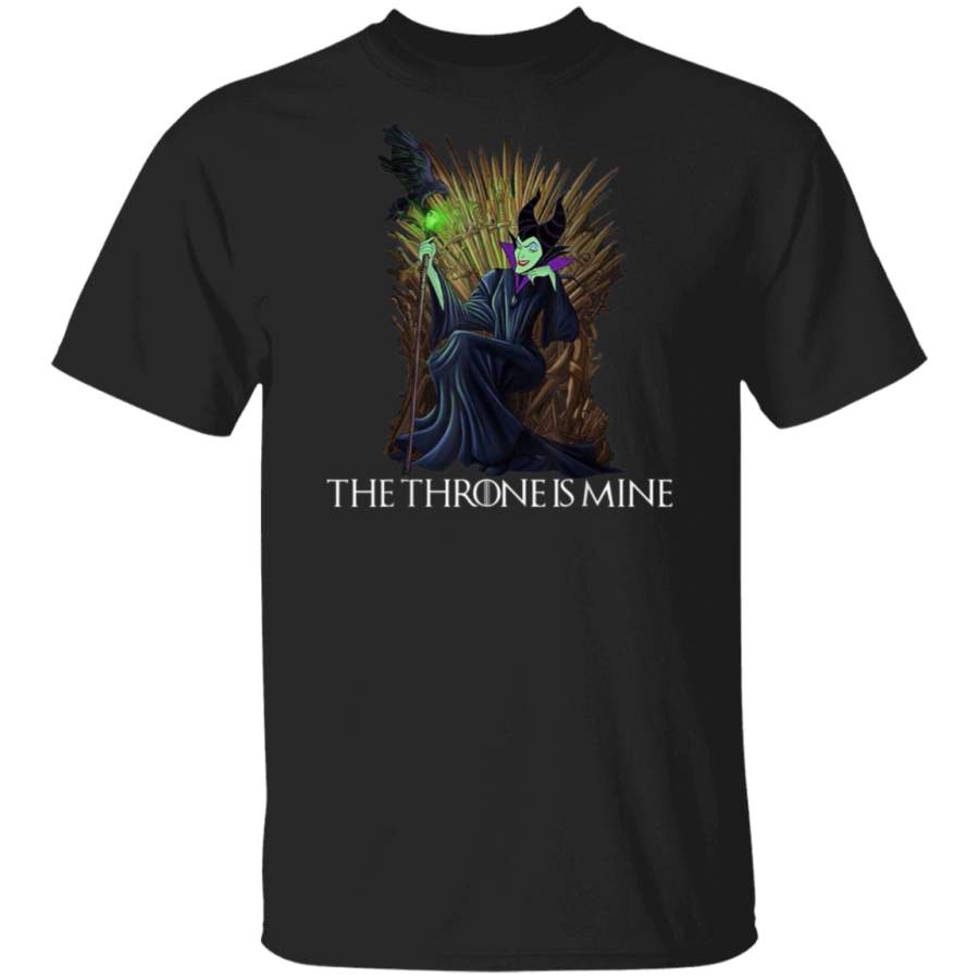 Vintage-Maleficent-The Throne-Is Mine T-Shirt T-shirt Long Hoodie Black