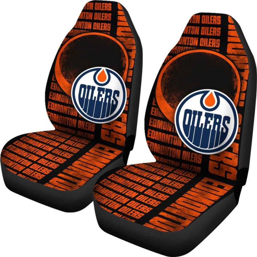 Gorgeous The Victory Edmonton Oilers Car Seat Covers CSC2445