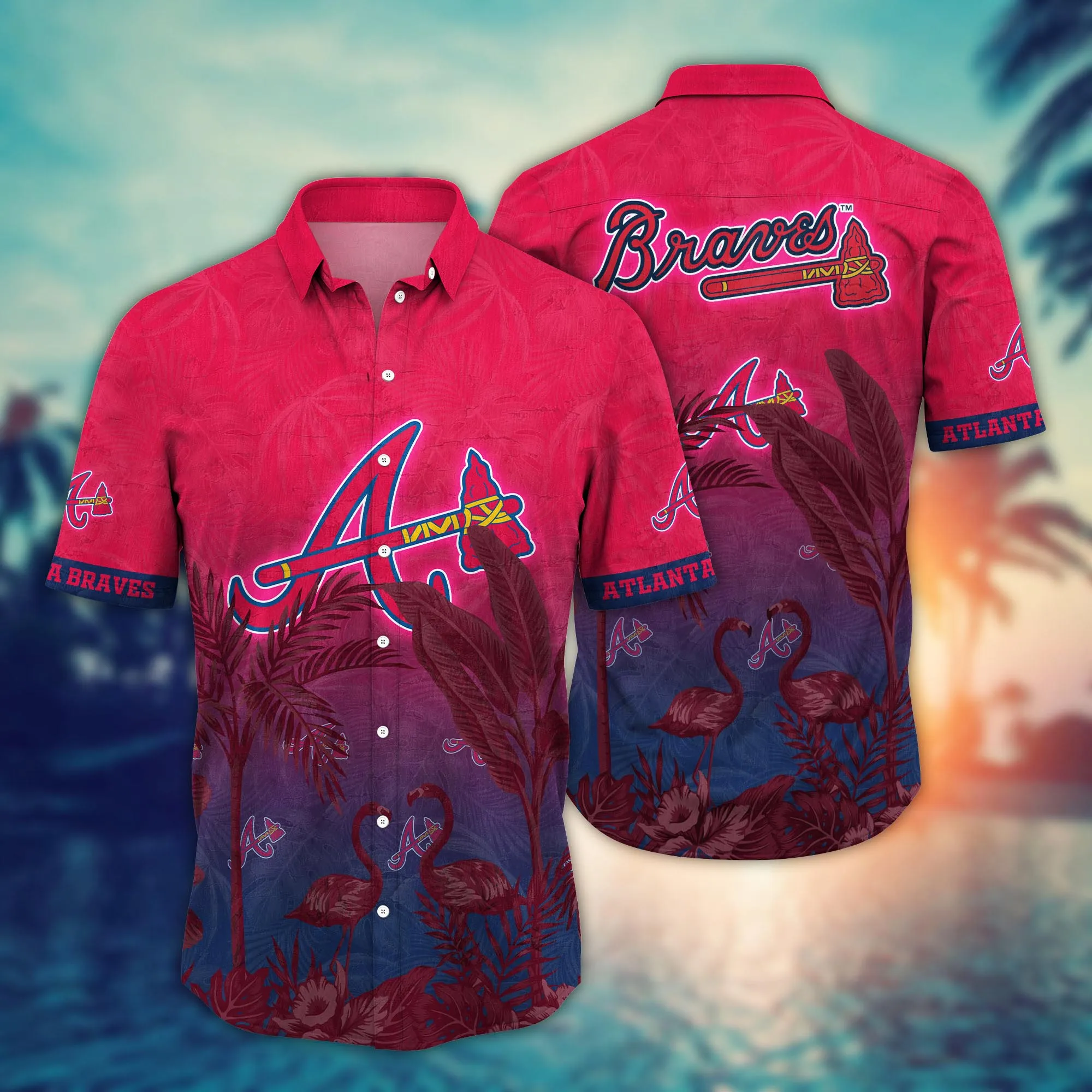 Atlanta Braves Mlb Hawaiian Shirt Leisuretime Aloha Shirt