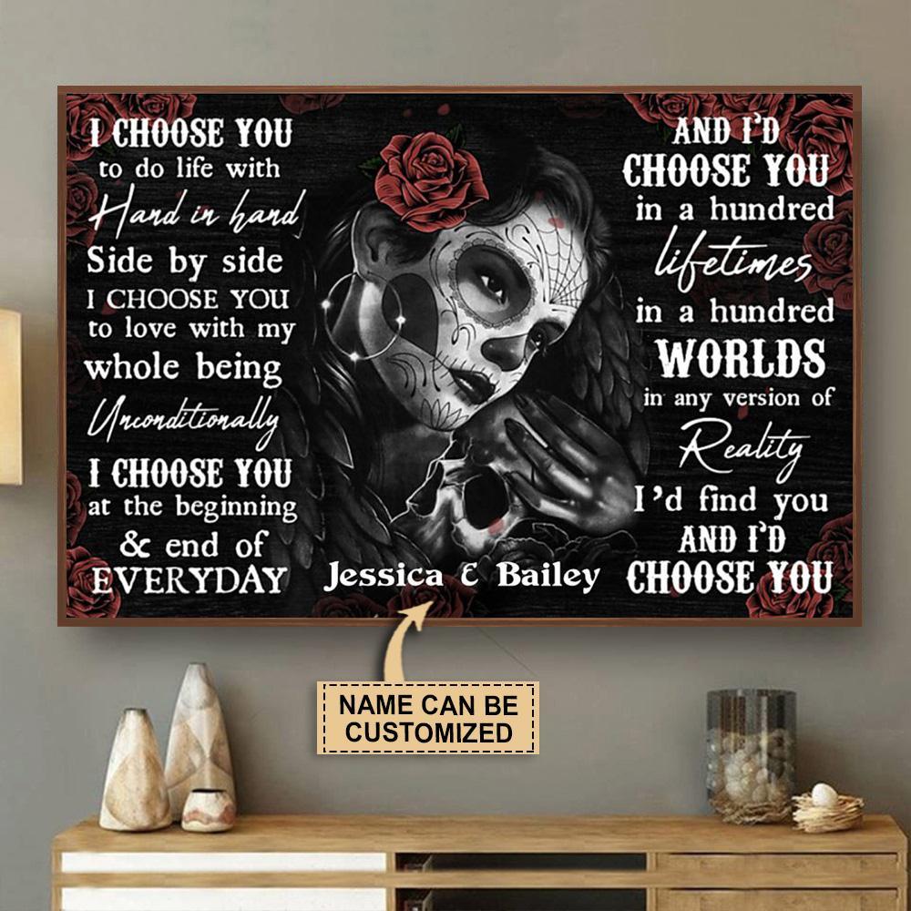 Personalized Skull I Choose You To D &hellip;