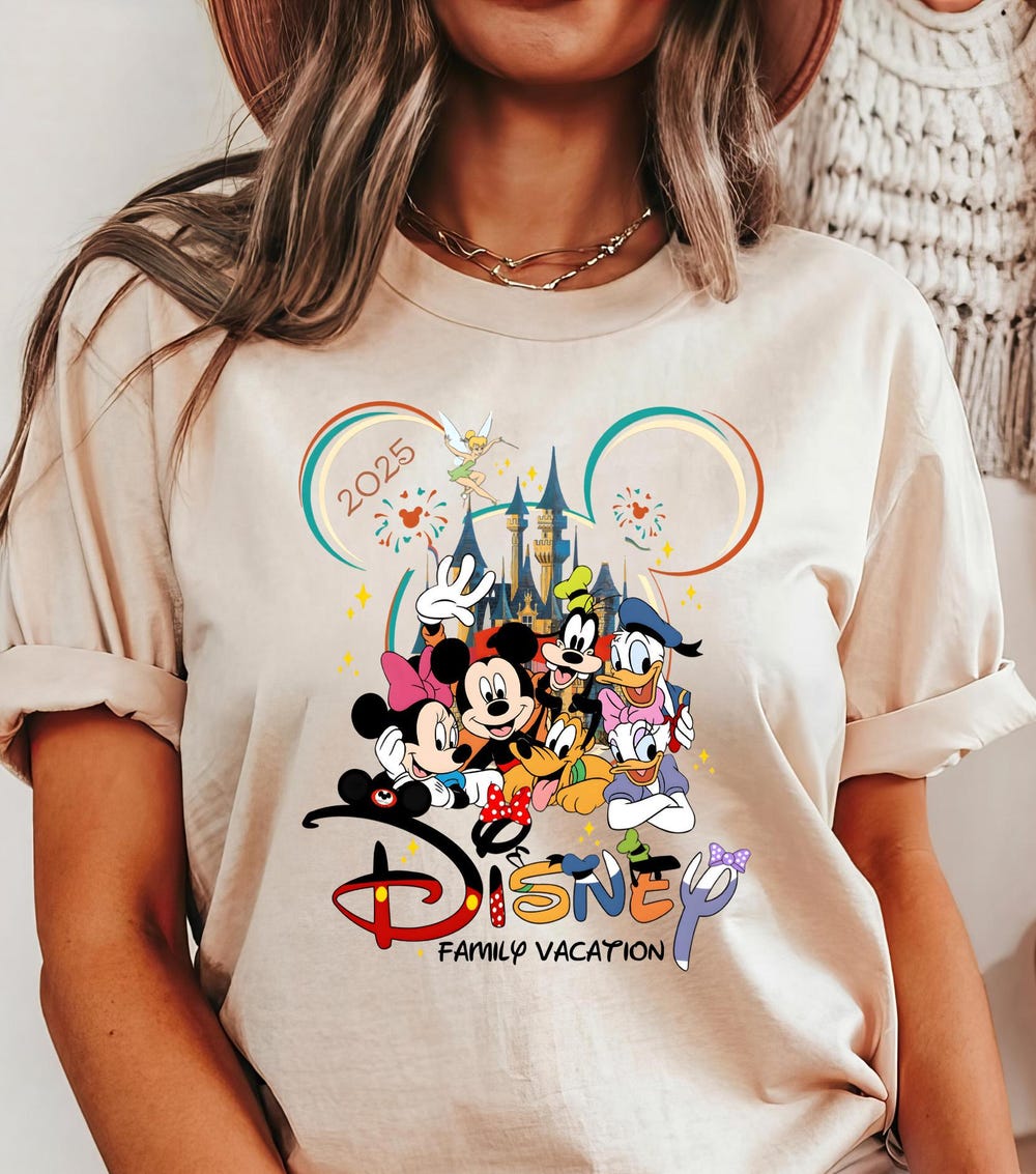 Disney Family Trip 2025 Shirt,Custom Disney Family Trip Tee,Disney Family Matching Trip Shirts,Disneyland Trip Tee,Disney Family Trip Custom X Uniqueprints Fashion Amarkshirts