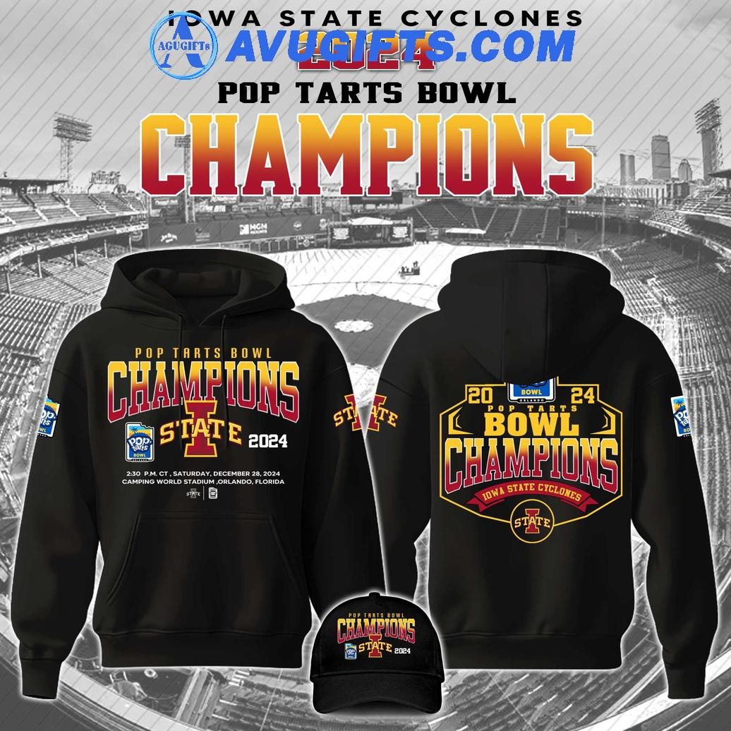 Iowa State Bowl Champion 2024 Limited Edition For Fans Hoodie – Zip Hoodie 3D Aop Shirt