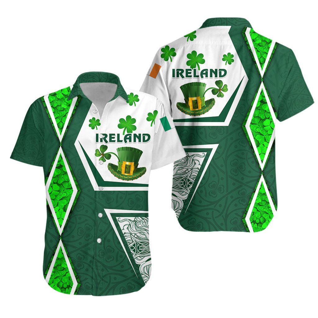 Ireland Hawaiian Shirt Irish Saint P &hellip;