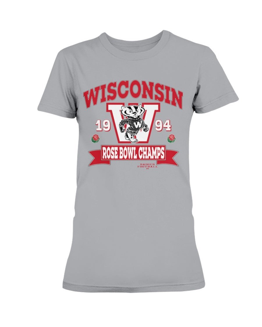 Vintage 1994 University Of Wisconsin Badgers Ladies T Shirt 211007