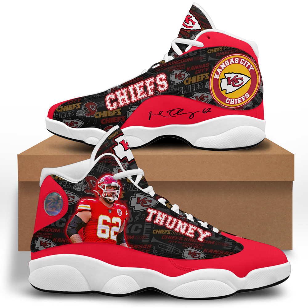 Kansas City Chiefs Joe Thuney Air Jordan 13 Shoes JD13 V2303