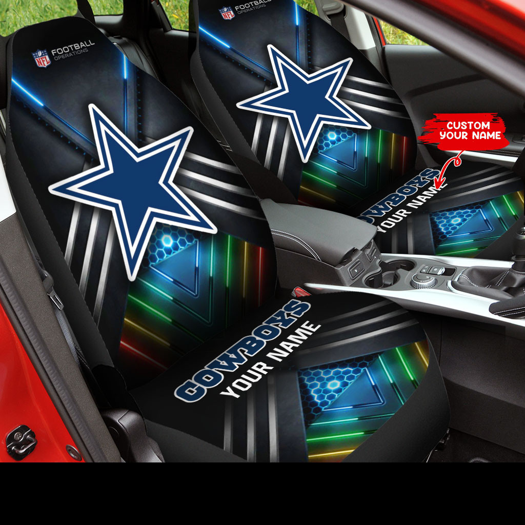 Dallas Cowboys Personalized Car Seat Cover Set CSC7769