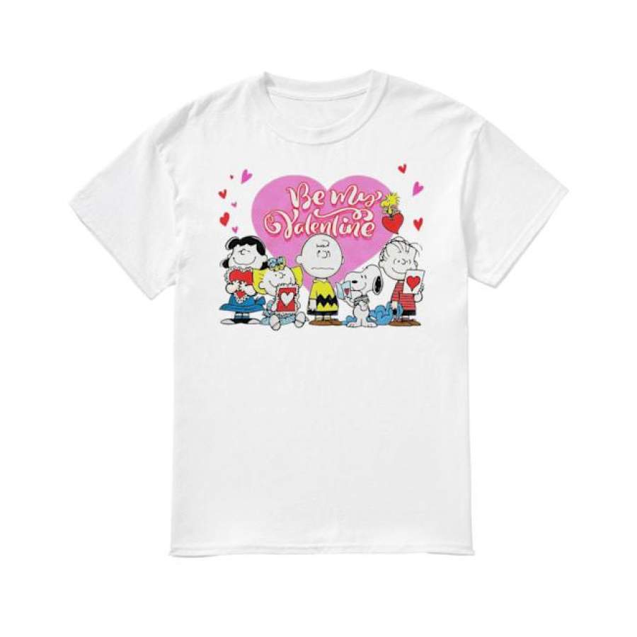 snoopy with friends be my valentine shirt Blueshirtfarm Fashion