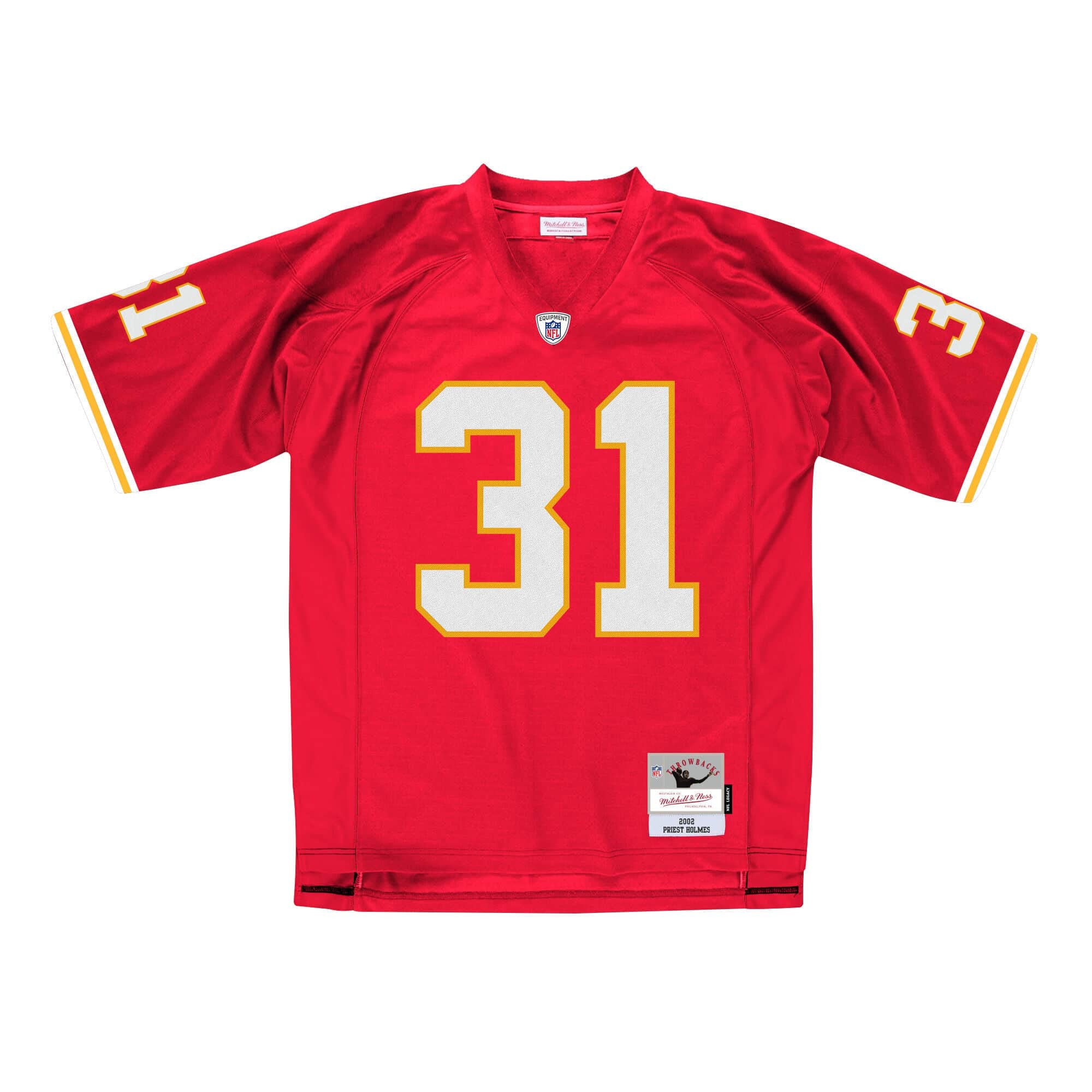 Mitchell & Ness Legacy Priest Holmes Kansas City Chiefs 2002 Jersey