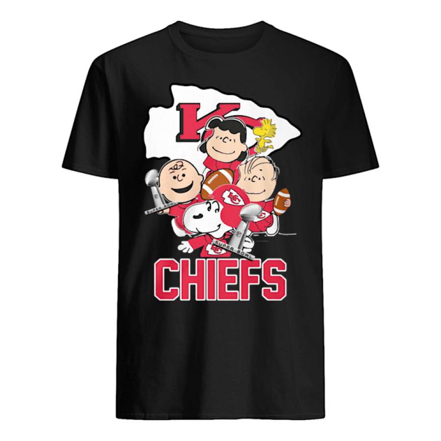 kansas city chsiefs peanuts charactsa Shirt