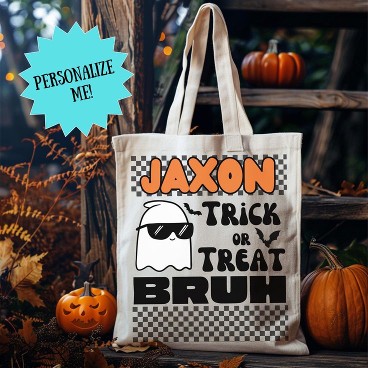 Personalized Halloween Tote Bag Custom Trick-Or-Treat Bag Halloween Bucket for Kids, Child Halloween Tote Candy Tote Bags N0610, Best Tote Bags Ideas, Cute Tote Bags Ideas, Tote Bag Design Ideas, Girls Tote Bag, Best Canvas Tote Bags Ideas