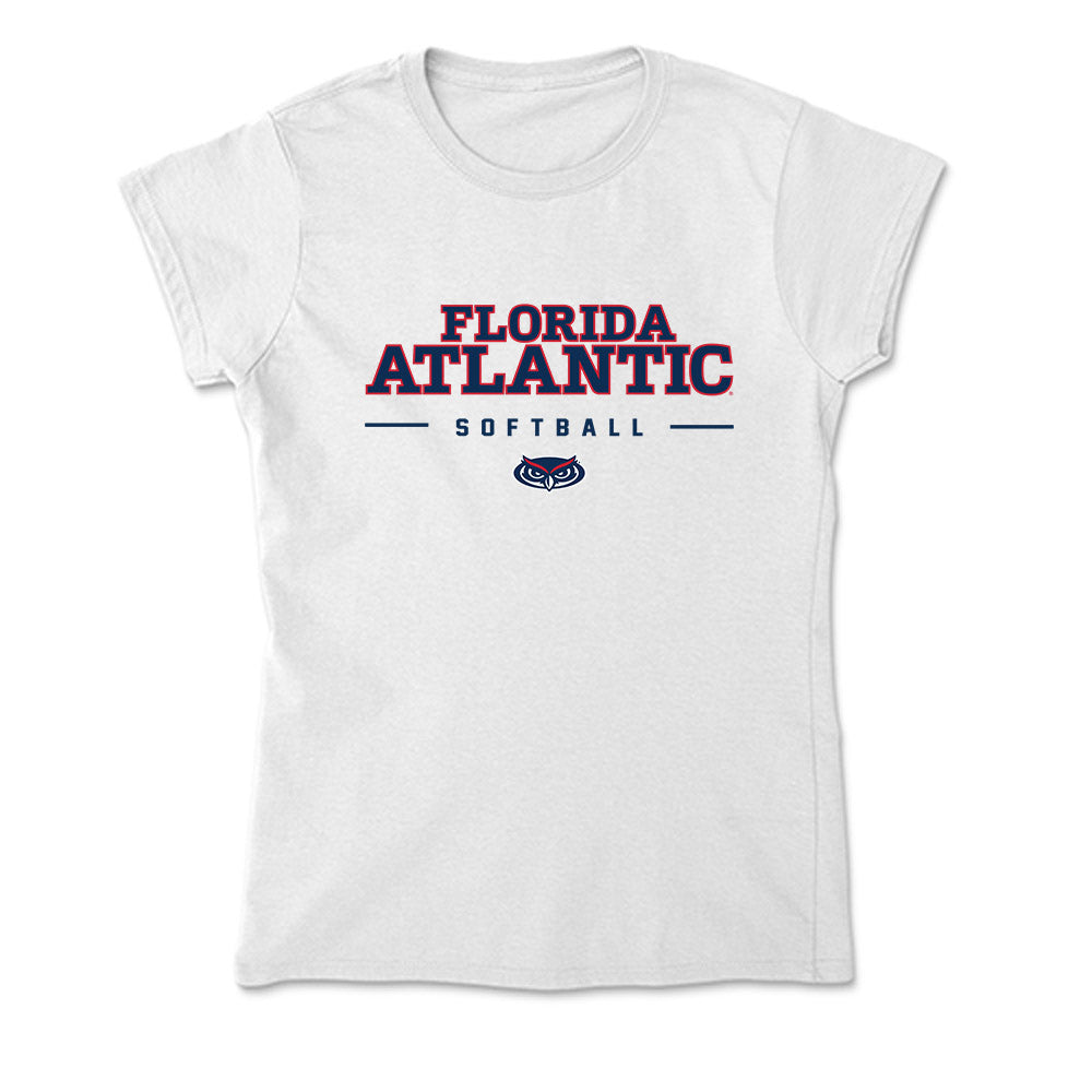 Fau - Ncaa Softball : Presley Leebrick - Soft Style Women’S T-Shirt X Peckshirt