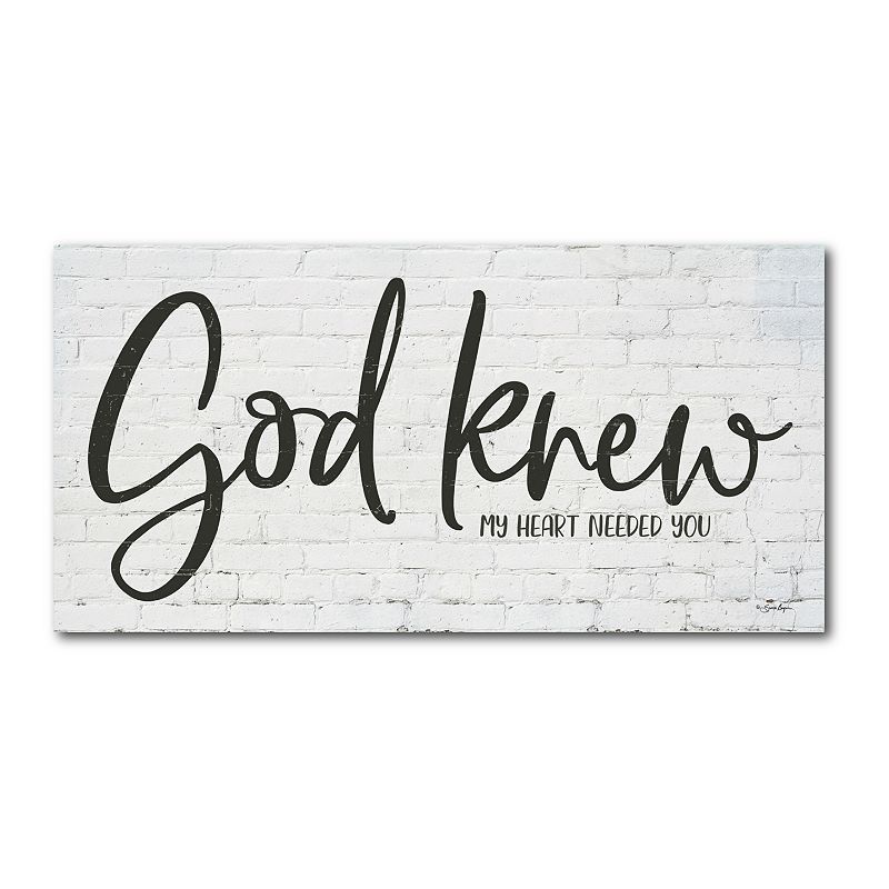 COURTSIDE MARKET God Knows Gallery Canvas Wall Art, Multi Color fashionstation 0608 2337