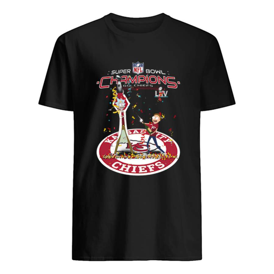 Rick And Morty Kansas City Chiefs Super Bowl Champions shirt