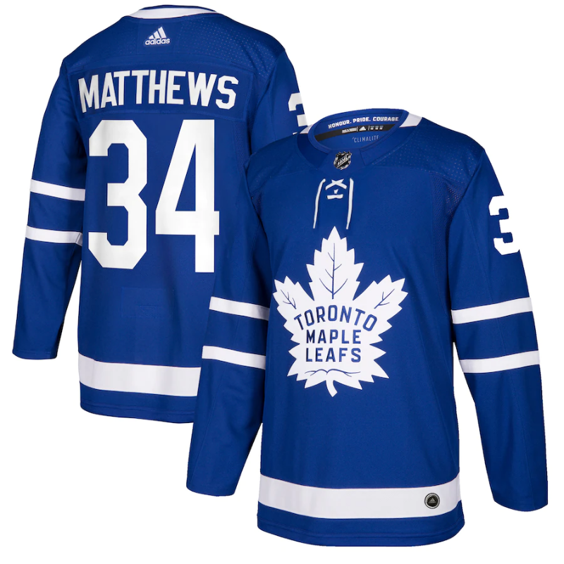 Auston Matthews Toronto Maple Leafs 2022 Player Jersey Pro Official- Blue