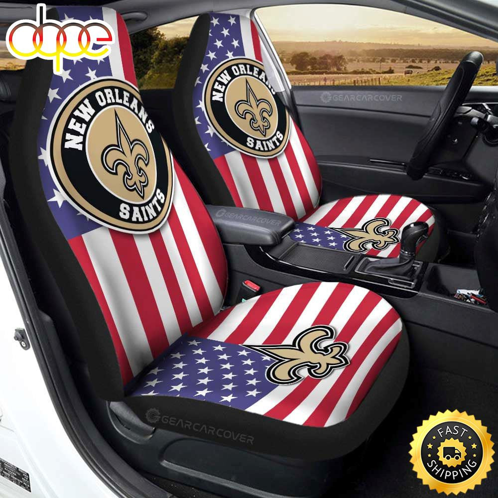 New Orleans Saints Customized Car Seat Cover Set Car Decor Accessories CSC6081