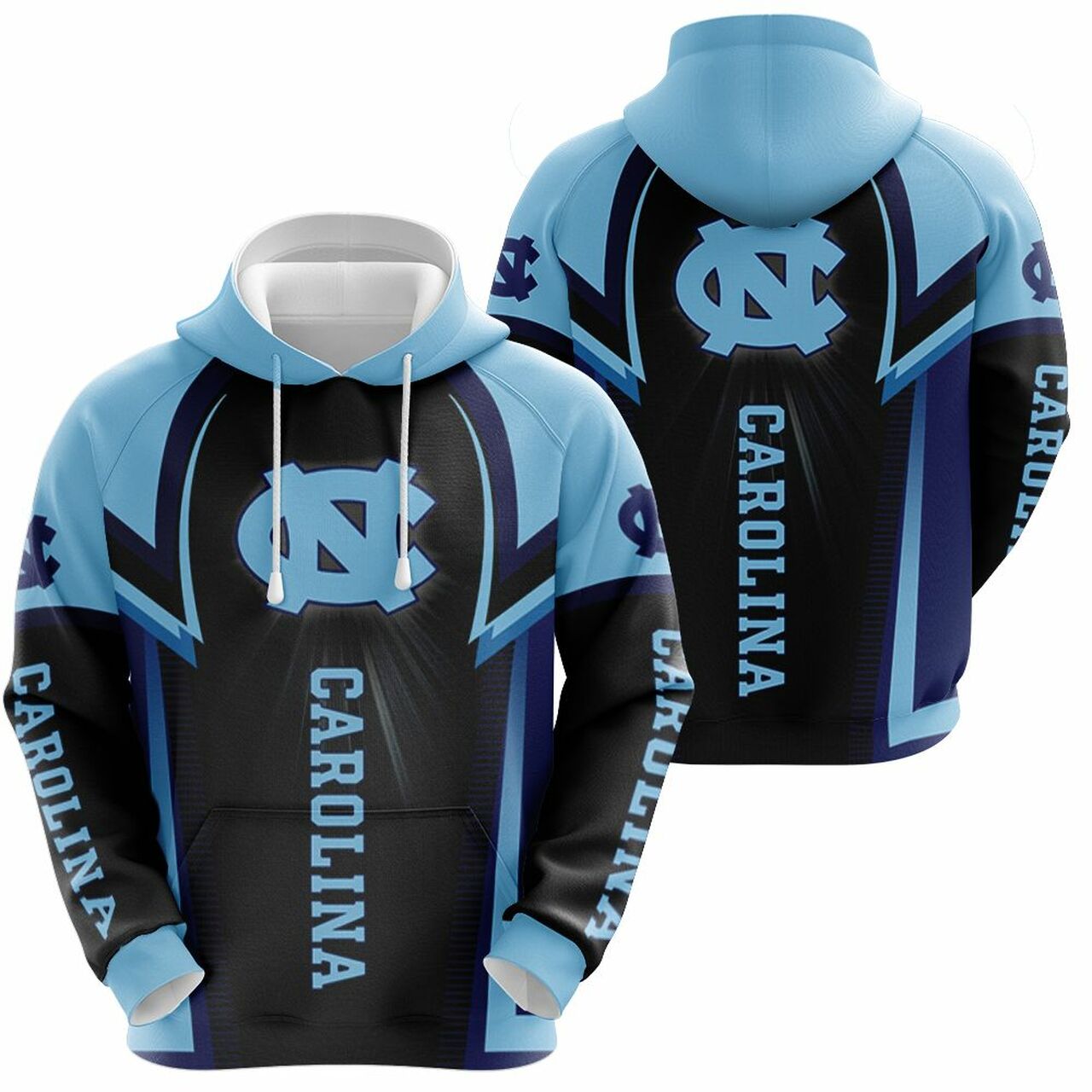 North Carolina Tar Heels Ncaa For Tar Heels Fan 3D T Shirt Hoodie Sweater Mk Jersey Hoodie Model A23978