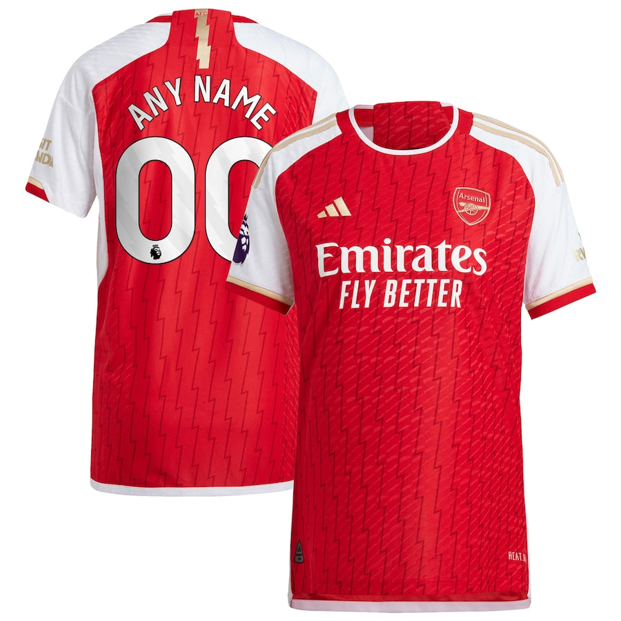 Arsenal Adidas 2023/24 Home Custom Jersey – Red