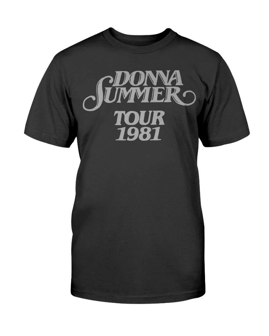 1981 Donna Summer Vintage Rare Disco 70S 80S Concert Tour T Shirt 090121