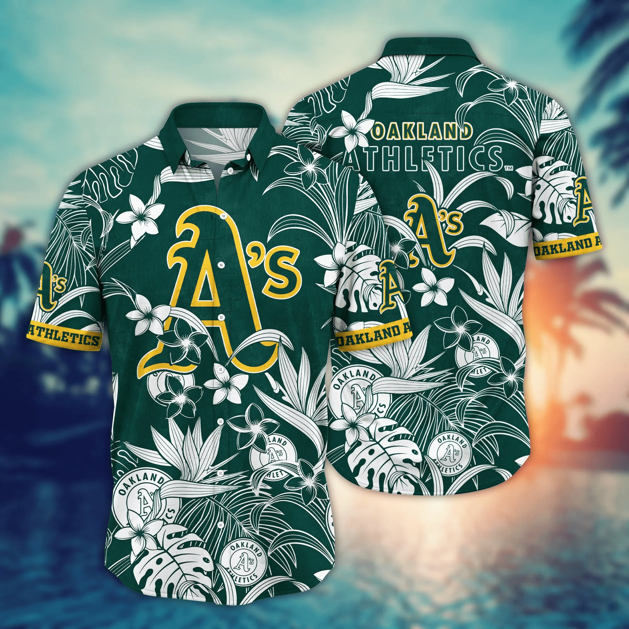 Oakland Athletics Mlb Hawaiian Shirt Beach Seasontime Aloha Shirt