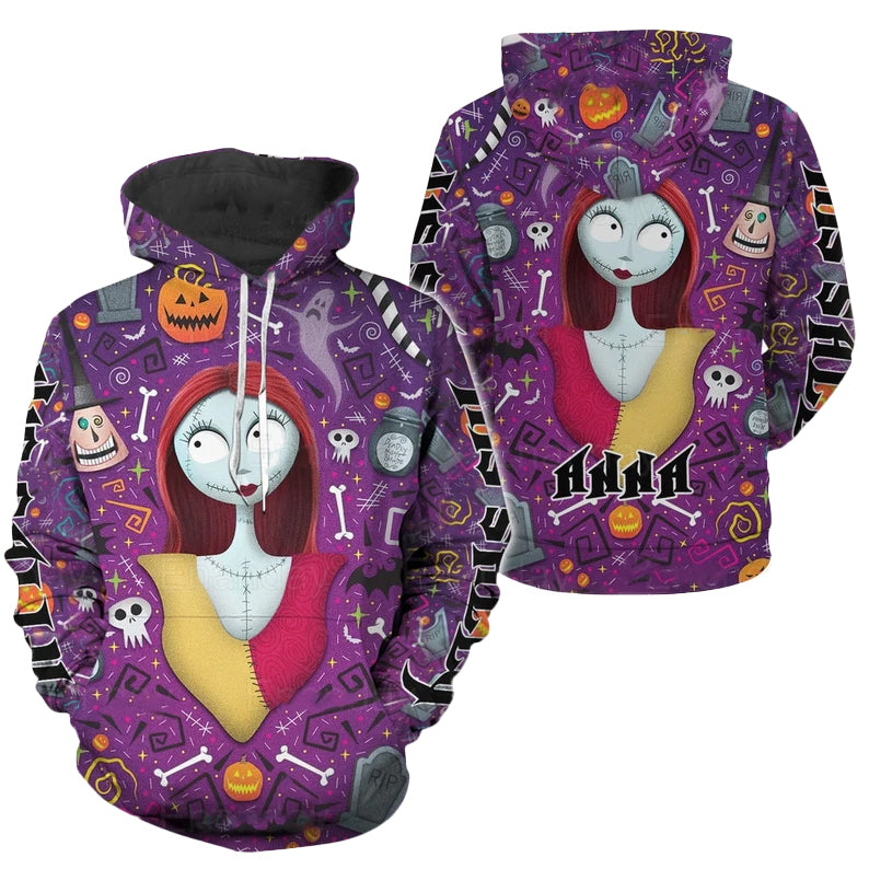 Jack Skellington And Sally Couple Hoodie