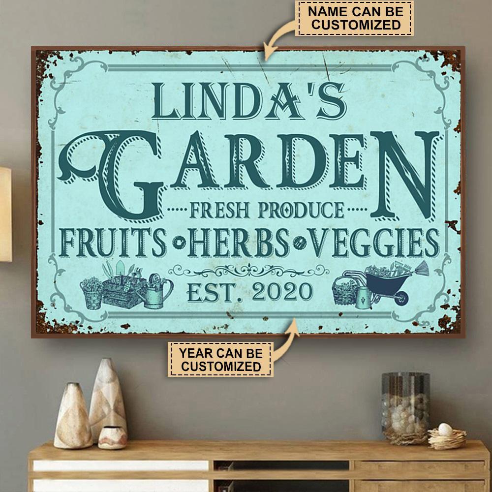 Personalized Garden Fresh Produce Cu …