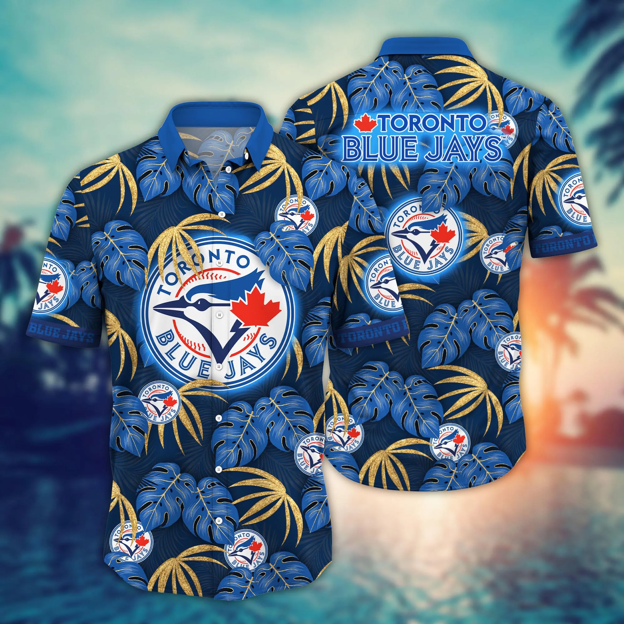 Toronto Blue Jays Mlb Hawaiian Shirt Sunlight Aloha Shirt