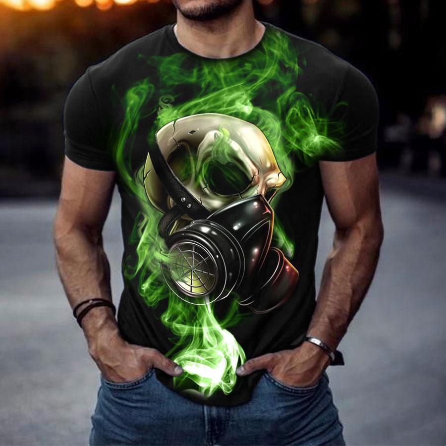 Green environmental theme skull mask &hellip;