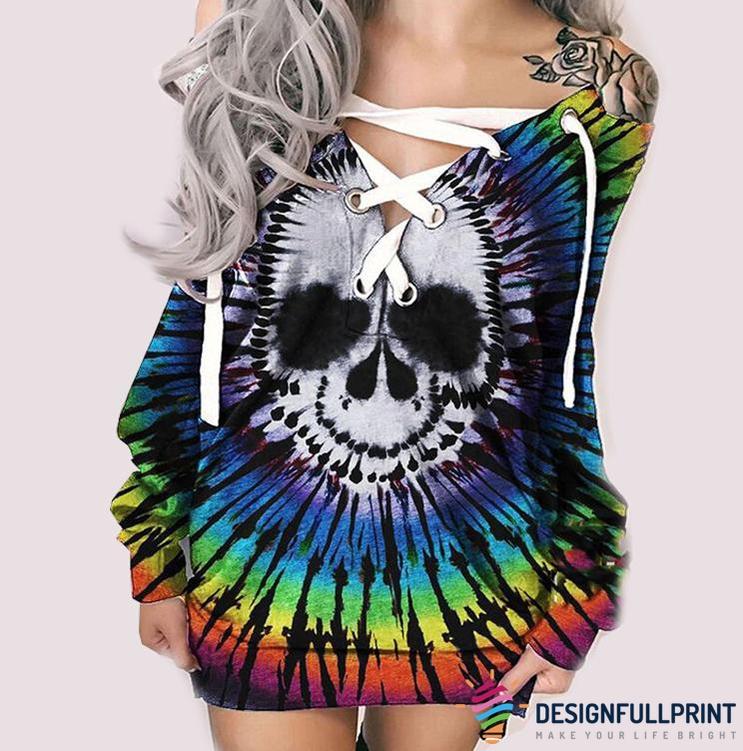 Skull Gift Skull Rainbow Tie Dye Sex &hellip;